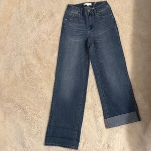 NWT 1822 Denim Dark Blue Flare Jeans